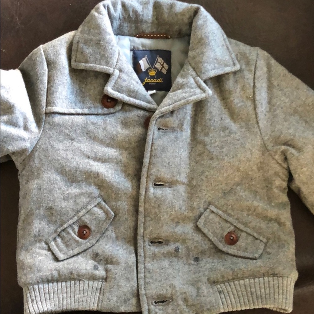 Jacadi 23M Grey Jacket NWT